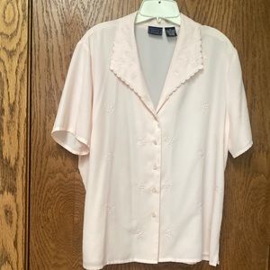 Laura Scott Blush Blouse